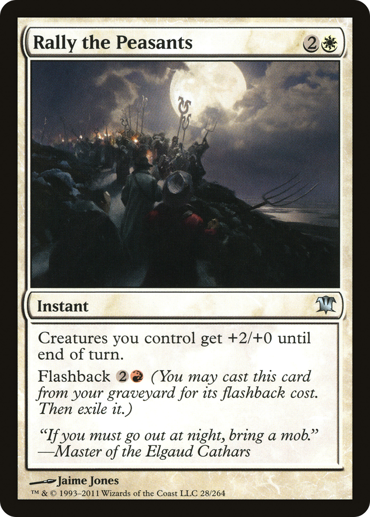 Rally the Peasants [Innistrad]-1