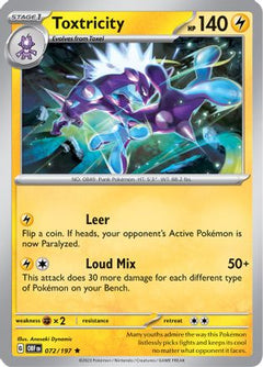 Toxtricity (072/197) (Theme Deck Exclusive) [Scarlet & Violet: Obsidian Flames]-1