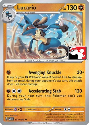 Lucario (114/198) [Prize Pack Series Three]-1