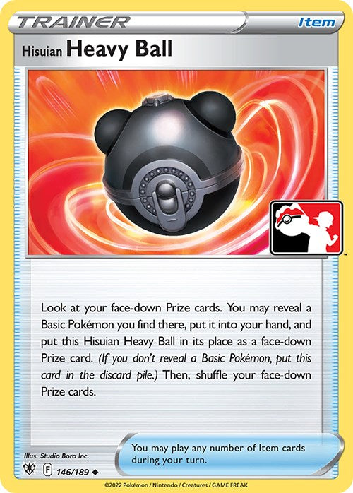 Hisuian Heavy Ball (146/189) [Prize Pack Series Three]-1
