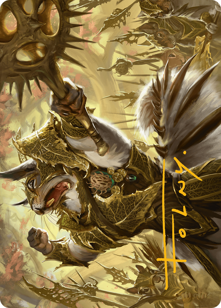 Honored Dreyleader // Honored Dreyleader (ABLB-023) - Bloomburrow Art Series (Borderless) Foil-3