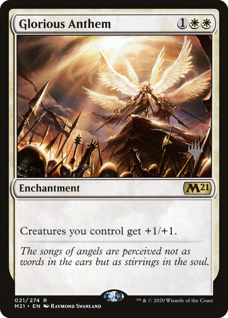 Glorious Anthem (Promo Pack) [Core Set 2021 Promos]-1