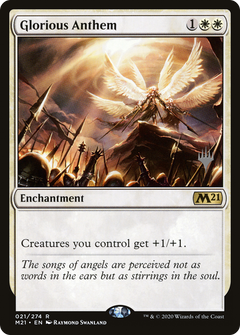 Glorious Anthem (Promo Pack) [Core Set 2021 Promos]-1