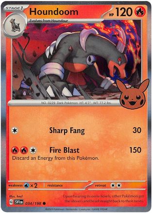 Houndoom (034/198) [Trick or Trade 2023]-1
