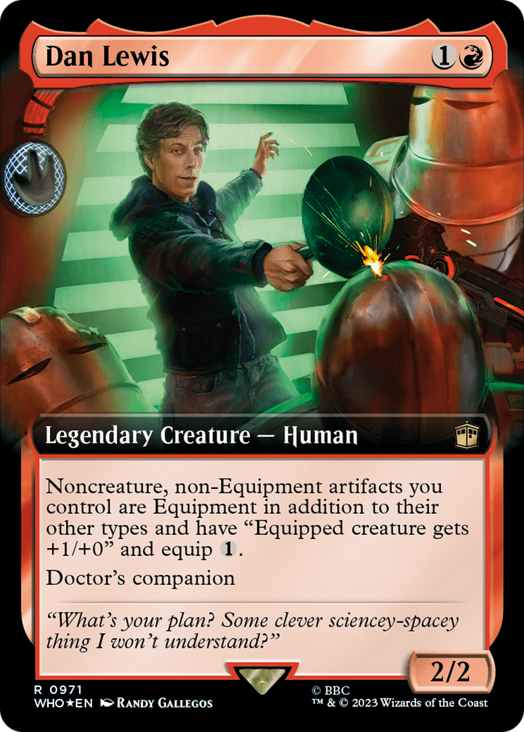 Dan Lewis (Extended Art) (Surge Foil) [Doctor Who]-1