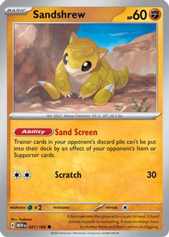 Sandshrew (027/165) [Scarlet & Violet 151]-1