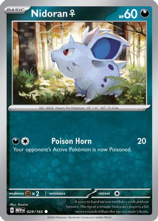 Nidoran F (029/165) [Scarlet & Violet 151]-1
