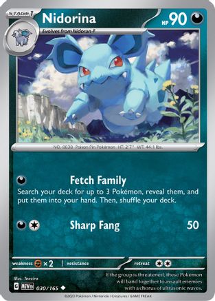 Nidorina (030/165) [Scarlet & Violet 151]-1