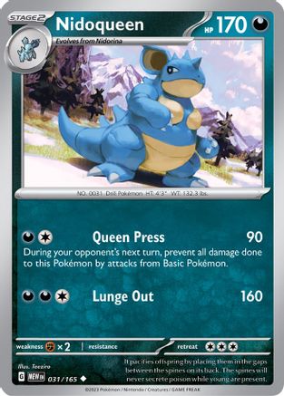 Nidoqueen (031/165) [Scarlet & Violet 151]-1