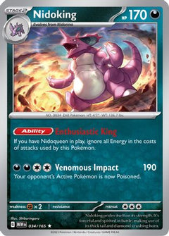 Nidoking (034/165) [Scarlet & Violet 151]-1
