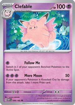 Clefable (036/165) [Scarlet & Violet 151]-1
