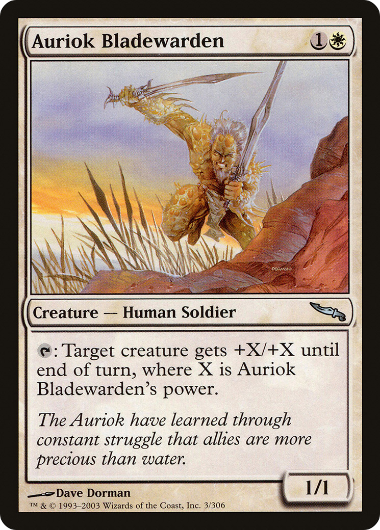 Auriok Bladewarden [Mirrodin]-1