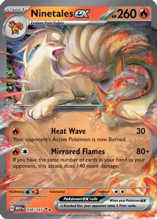 Ninetales ex (038/165) [Scarlet & Violet 151]-1