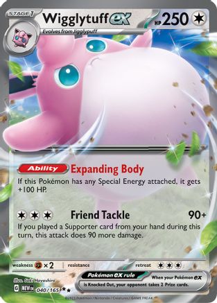 Wigglytuff ex (040/165) [Scarlet & Violet 151]-1