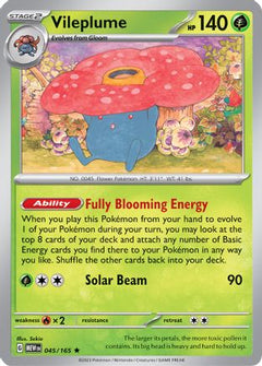 Vileplume (045/165) [Scarlet & Violet 151]-1