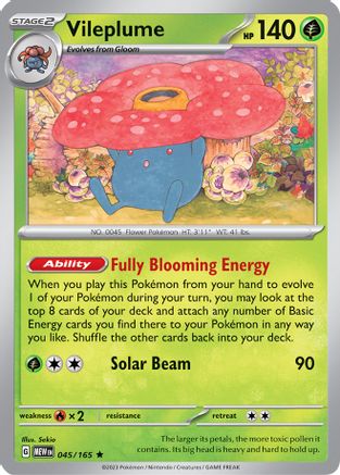 Vileplume (045/165) [Scarlet & Violet 151]-1