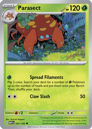 Parasect (047/165) [Scarlet & Violet 151]-1