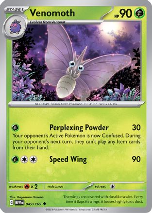 Venomoth (049/165) [Scarlet & Violet 151]-1