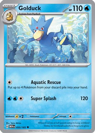 Golduck (055/165) [Scarlet & Violet 151]-1
