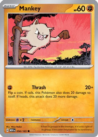Mankey (056/165) [Scarlet & Violet 151]-1
