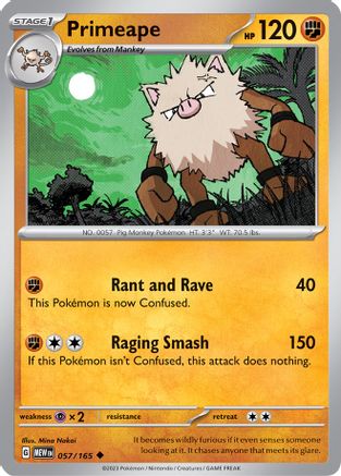 Primeape (057/165) [Scarlet & Violet 151]-1
