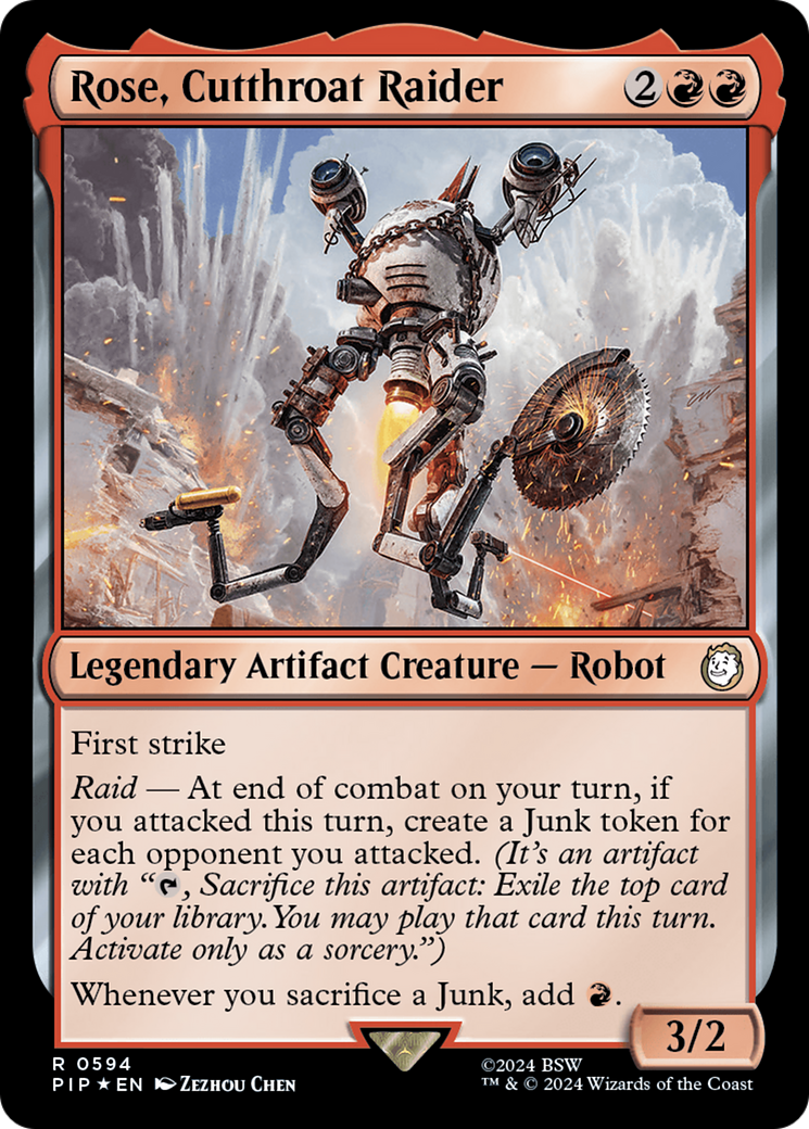 Rose, Cutthroat Raider (Surge Foil) [Fallout]-1