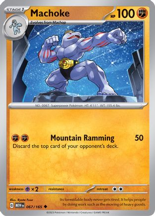 Machoke (067/165) [Scarlet & Violet 151]-1