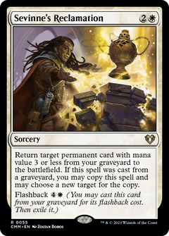 Sevinne's Reclamation [Commander Masters]-1