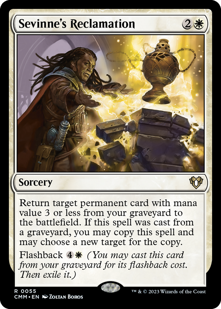 Sevinne's Reclamation [Commander Masters]-1