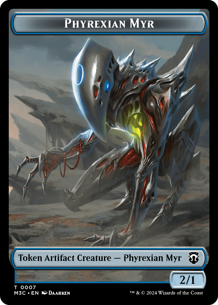 Phyrexian Myr (TM3C-007) - Modern Horizons 3 Commander Tokens Foil-1