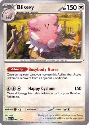 Blissey (012/015) [McDonald's Promos: 2023 Collection]-1
