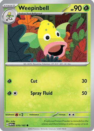 Weepinbell (070/165) [Scarlet & Violet 151]-1
