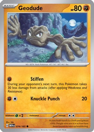 Geodude (074/165) [Scarlet & Violet 151]-1