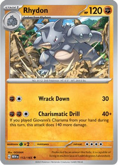 Rhydon (112/165) [Scarlet & Violet 151]-1