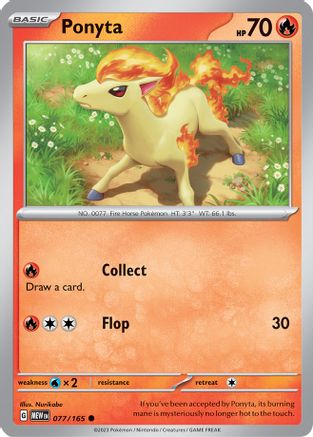 Ponyta (077/165) [Scarlet & Violet 151]-1