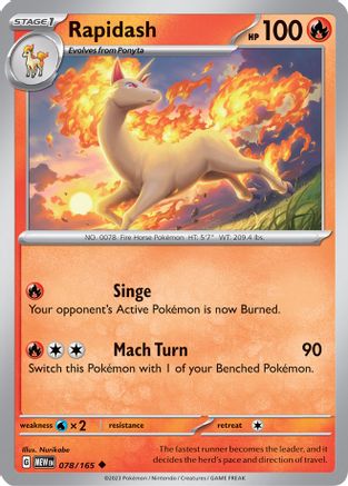 Rapidash (078/165) [Scarlet & Violet 151]-1