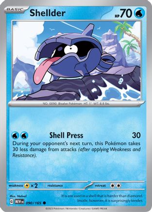Shellder (090/165) [Scarlet & Violet 151]-1
