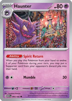 Haunter (093/165) [Scarlet & Violet 151]-1