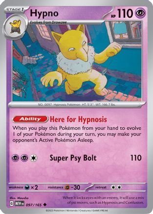 Hypno (097/165) [Scarlet & Violet 151]-1
