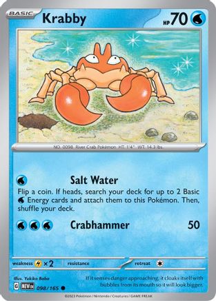 Krabby (098/165) [Scarlet & Violet 151]-1