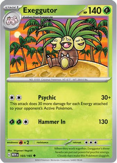 Exeggutor (103/165) [Scarlet & Violet 151]-1