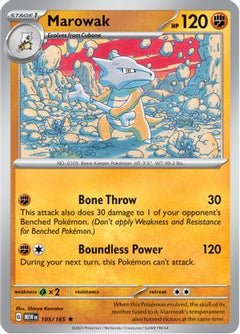 Marowak (105/165) [Scarlet & Violet 151]-1