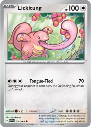 Lickitung (108/165) [Scarlet & Violet 151]-1