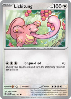 Lickitung (108/165) [Scarlet & Violet 151]-1