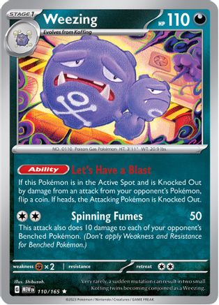 Weezing (110/165) [Scarlet & Violet 151]-1