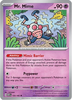 Mr. Mime (122/165) [Scarlet & Violet 151]-1