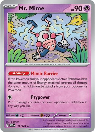 Mr. Mime (122/165) [Scarlet & Violet 151]-1