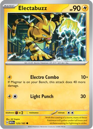 Electabuzz (125/165) [Scarlet & Violet 151]-1