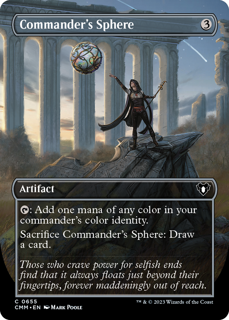 Commander's Sphere (Borderless Alternate Art) [Commander Masters]-1