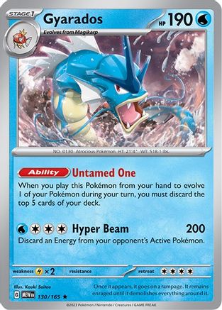 Gyarados (130/165) [Scarlet & Violet 151]-1